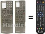 Gleichwertige Fernbedienung Grundig GV-414 SV