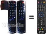 Télécommande équivalente Grundig GV-560 HIFI
