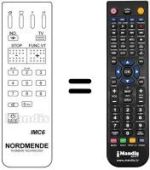 Télécommande équivalente NordMende GALAXY 36 XP
