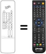 Telecomando equivalente Supertech CTV 5504 VT