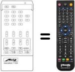 Télécommande équivalente MECATRON 7102