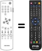 Télécommande équivalente Grundig MW 82-520 / 9