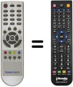 Telecomando equivalente Homecast T 3010