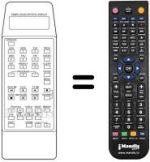 Télécommande équivalente MV 250