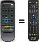 Télécommande équivalente RM 07901