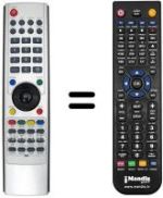 Télécommande équivalente NordMende N 4202 PB