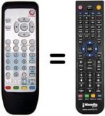Telecomando equivalente Fuba ODE 849