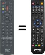Replacement remote control RC 5840