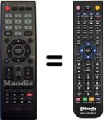 Telecomando equivalente Orion 076R0TR011