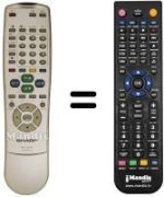Telecomando equivalente Sharp LC 30 HV4E