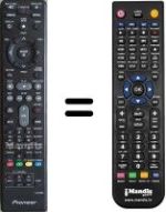 Telecomando equivalente Pioneer XV-BD 918 FSW