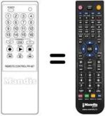 Télécommande équivalente PR 427