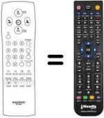 Telecomando equivalente Daewoo DTW 28W2S-100D