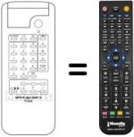 Télécommande équivalente R 505