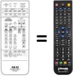 Telecomando equivalente RC-V55A