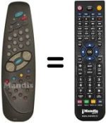 Replacement remote control RC 1010