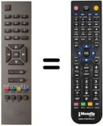 Télécommande équivalente RC 1241