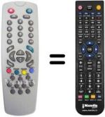 Telecomando equivalente QUELLE FT 81808 UNIVERSUM (90 CHANNELS)