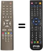 Replacement remote control RC 2445