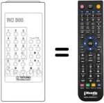 Gleichwertige Fernbedienung RC 300
