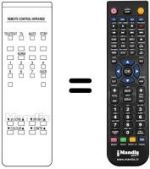 Telecomando equivalente 076200G004