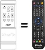 Telecomando equivalente RC 37