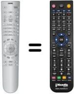 Télécommande équivalente RC 4 (B)