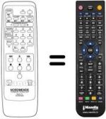 Télécommande équivalente RC 5205 MX