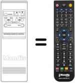 Telecomando equivalente RC 53