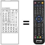 Telecomando equivalente RC 5 STANDARD