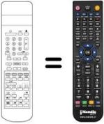 Replacement remote control RC 8077 / VE