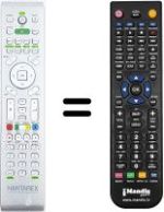 Replacement remote control Schaub Lorenz LT32 MHP
