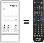 Telecomando equivalente REM 20