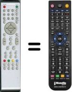 Replacement remote control Schaub Lorenz LT26-28332