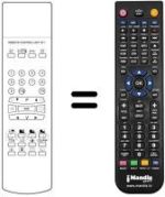 Télécommande équivalente Zanussi DECORUS D70-28'