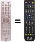 Replacement remote control JVC PD 35D30