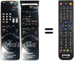 Télécommande équivalente Sony SLV-E 90