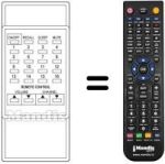 Telecomando equivalente Supertech TVP 003