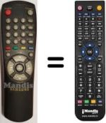 Télécommande équivalente AA64-50236A