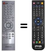 Telecomando equivalente Samsung TX 14N3DF