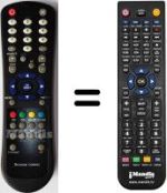 Replacement remote control Schaub Lorenz LT19-350DB
