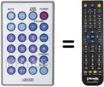 Replacement remote control Irradio XTL 712