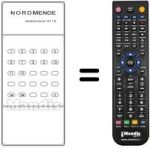 Télécommande équivalente TC 2112