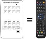 Télécommande équivalente TC 309