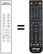 Télécommande équivalente TELECONTROL 3519