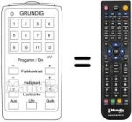 Replacement remote control TELEPILOT 21 UHR