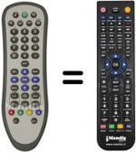 Telecomando equivalente Metronic TIDDER