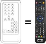 Telecomando equivalente Crosley TVC 99CH / 40PR