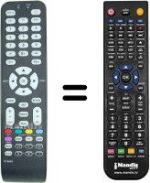 Telecomando equivalente Hifivox 32 E 92 NH 22 W