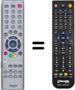 Télécommande équivalente CT-90100